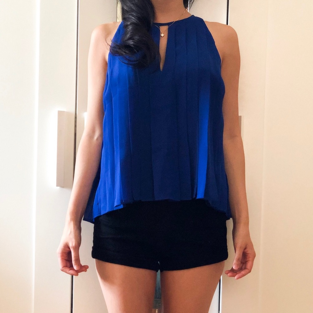 J. Crew Pleated Top